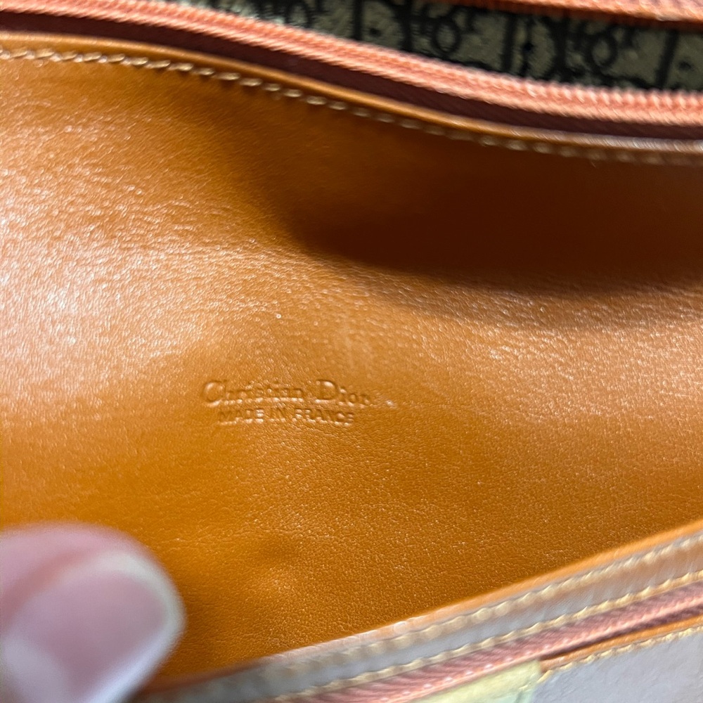 Christian Dior Brown Leather & Suede Wallet - Picture 7 of 9